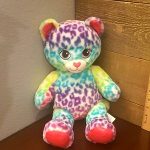 Build A Bear Lisa Frank Inspired Colorful Leopard Plush